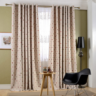原点高品质 亚麻棉麻窗帘 客厅卧室遮光窗帘成品定制特价