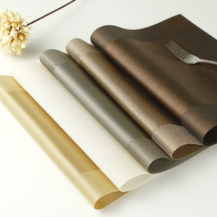 高档欧式西餐垫餐桌垫子隔热 PVC防滑餐垫 环保餐布杯垫可水洗