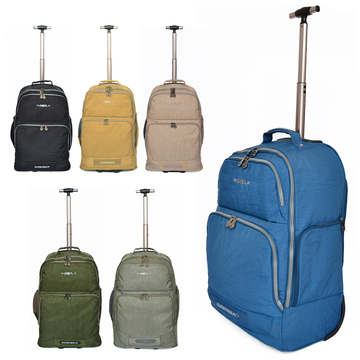 大容量单拉杆背包双肩包旅行箱男女成人登机包帆布书包带轮行李箱