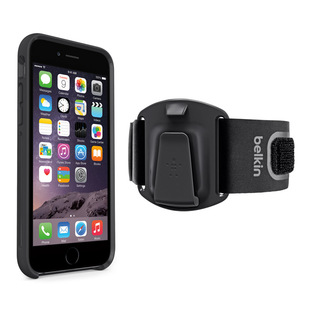 贝尔金 苹果6运动臂带+可拆卸手机壳 iPhone6跑步健身手机保护套