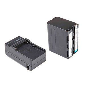 led308c摄影灯锂电池 np-f970/f950电池+充电器