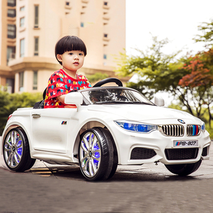 婴幼儿男女宝宝可坐人摇摆玩具车儿童电动车四轮宝马童车遥控汽车