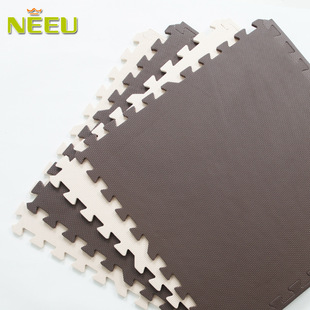 新款特价 NEEU厂家直销 米咖色拼图地垫 泡沫地垫 EVA环保60 60