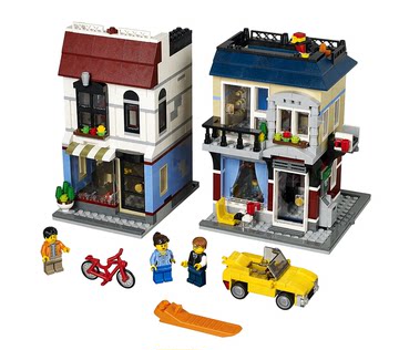【现货 米娅拾光】乐高 创意 LEGO 31026 单车店和咖啡厅
