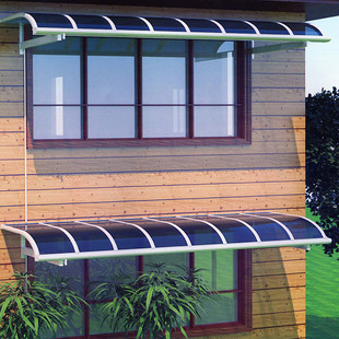 别墅高档铝合金雨棚窗户阳光棚耐力板露台棚窗棚阳台楼顶遮阳棚