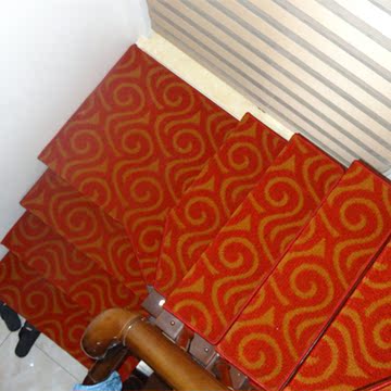 楼梯踏步垫地毯垫免胶环保自粘丙纶实木楼梯地毯垫防滑楼梯垫