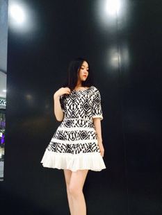 棉麻刺绣纱质连衣裙2105夏装新款韩版短袖女士长裙清新甜美连衣裙