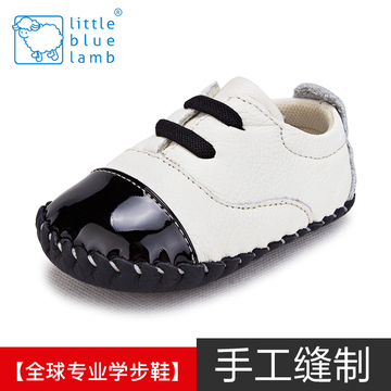 小蓝羊童鞋春秋男女童婴儿学步鞋真皮软底新生儿宝宝鞋子0-1-2岁