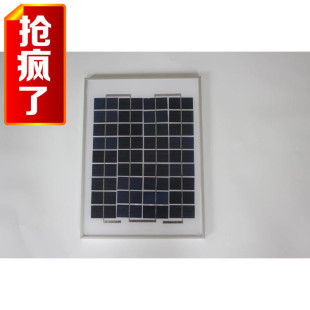 全新8-10瓦多晶硅太阳能电池板8-10w太阳能板发电板12V电瓶直冲