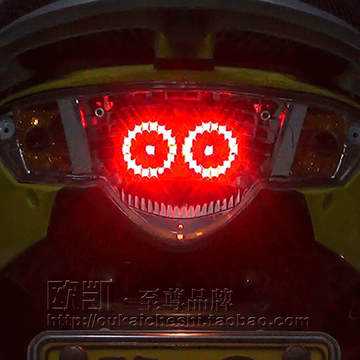 摩托车改装彩灯 雅马哈福喜巧格 LED爆闪灯泡 行车灯尾灯 刹车灯