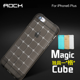 ROCK iPhone6Plus手机壳硅胶防摔创意苹果6 Plus保护套5.5超薄潮