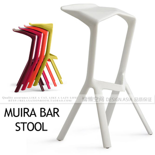 MUIRA BAR STOOL鲨鱼嘴吧椅冷饮甜品店吧凳创意高脚酒吧椅柜台椅