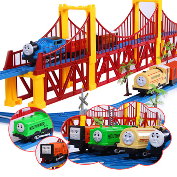 托马斯轨道车 儿童玩具轨道火车电动托马斯小火车套装 拼装玩具