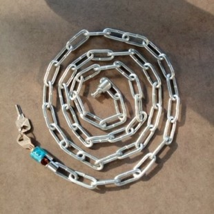 山地车锁 链条锁电动车锁摩托车锁铁链锁链条锁长2米