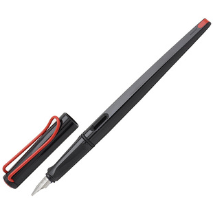 德国原装正品 LAMY凌美钢笔 Joy喜悦系列 亮黑色红夹 美工美术笔