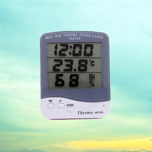 TA218A室内电子温度计 家用 温湿度计 温度湿度计 TA218B 带探头