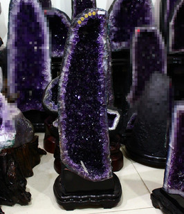 AAA 乌拉圭天然紫晶洞 聚宝盆水晶洞摆件招财人气热销正品保证