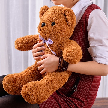 贝贝猪卷毛泰迪熊抱抱熊送女友毛绒玩具熊猫公仔洋娃娃女生日礼物