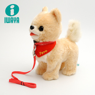 日本 IWAYA  电动会舔人的小狗 电动狗毛绒玩具儿童礼物触摸感应