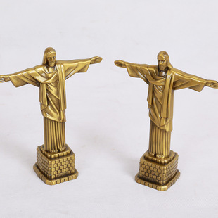耶稣金属模型 锌合金工艺品 家居摆件欧式复古风格工艺摆件