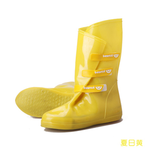 BEARCAT雨鞋女加厚底时尚下雨鞋套防水鞋套防滑鞋套防水雨鞋套