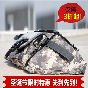 男女新款军迷鞍袋包运动战术背包户外装备休闲登山腰包军迷用品