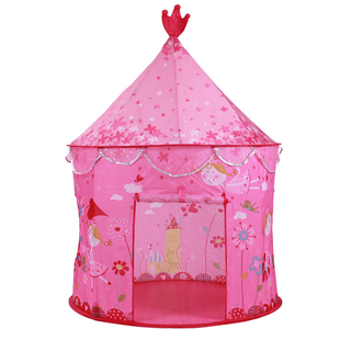 昶桦儿童帐篷婴儿游戏屋 粉色超大蒙古包室内帐篷 益智便携玩具包
