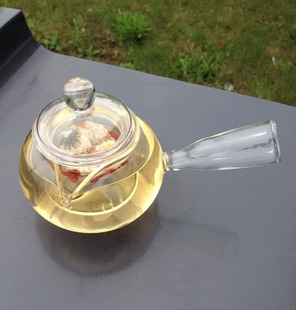 高硼硅材质耐高温玻璃茶具玻璃茶壶花茶壶过滤玻璃壶可加热