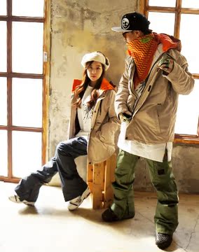 1516新款韩国DIMITO专业单板男女款防风防水滑雪服 包邮包税