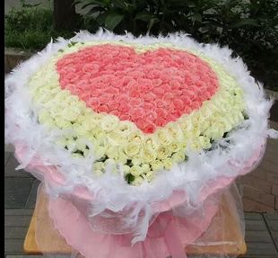 999红白粉白玫瑰求婚生日鲜花速递广州越秀天河荔湾番禺全国送花