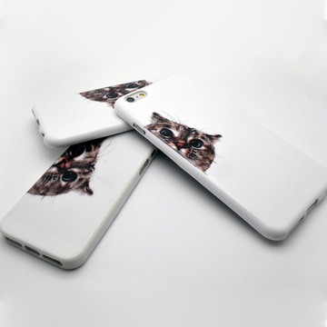 新猫 文艺可爱苹果6 5s iphone6s plus 原创意手机壳全包 软情侣