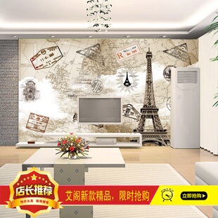 3D无缝《欧式埃塔》欧式潮流电视墙壁画卧室沙发背景墙壁纸G0603