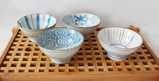 日式陶瓷手绘碗 汤碗 高脚碗 饭碗 创意碗 饭碗 米饭碗 小汤碗
