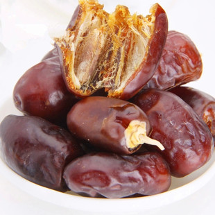 阿联酋进口特级黑椰枣500g 迪拜五星大枣子比新疆和田红枣甜包邮