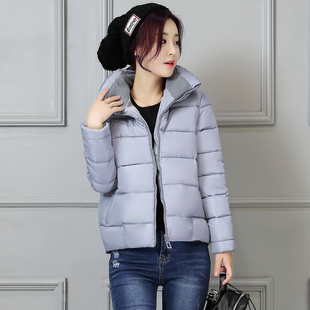 2016冬季新款短款羽绒棉衣女长袖外套棉袄韩版修身显瘦面包服棉服