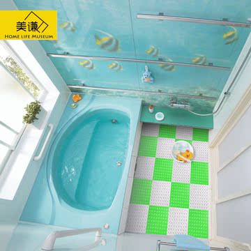 环保 多色拼接垫浴室防滑垫厕所卫生间洗澡地垫脚垫阳台走廊垫子