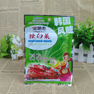 韩国泡菜正宗辣白菜108克 紫菜包饭材料寿司材料韩式泡菜料理食材
