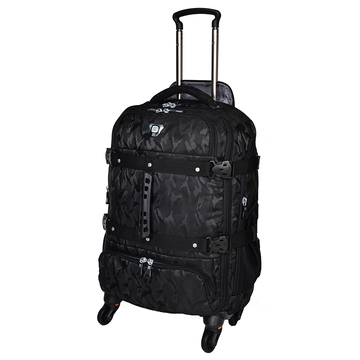 拉杆背包可拆卸万向轮行李箱可背可拉登机箱拖拉书包多用旅行箱