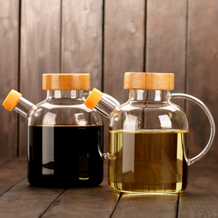 大号日式玻璃油壶玻璃瓶现代简约厨房用品防漏油瓶日式醋壶