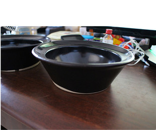 智能数码煲仔饭机专用优质黑釉瓦煲 煲仔饭餐具  沙煲 煲仔饭沙锅