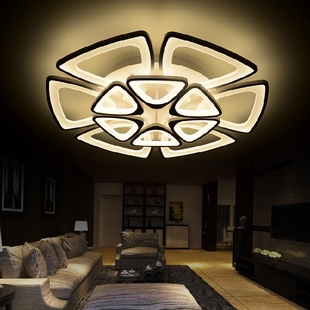 LED吸顶灯时尚现代创意新款个性隐光源客厅卧室书房会议灯饰灯具