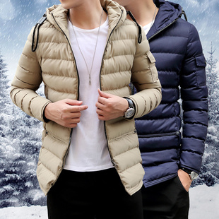 冬季新款男士棉衣加厚保暖外套韩版修身羽绒棉服青年休闲男装潮流