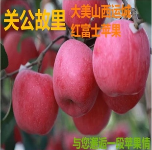 山西运城临猗万荣新鲜红富士苹果水果比阿克苏烟台陕西好吃80#8斤