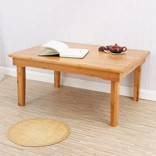 楠竹折叠炕桌简约楠竹炕桌飘窗炕桌床上桌榻榻米桌茶几小桌矮桌