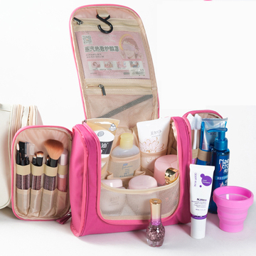 韩国防水大容量旅行化妆包洗漱包女 便携用品多功能收纳袋手提包