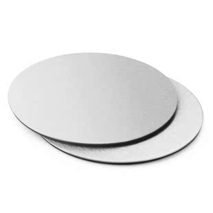 菲仕骏双片装不锈钢圆形杯垫金属垫防滑垫创意碗垫欧式隔热垫碗垫