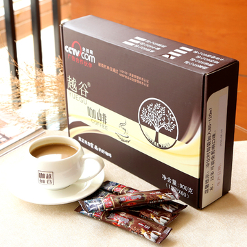 越谷云南小粒咖啡三合一速溶咖啡粉摩卡口味900克60条装特产包邮