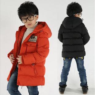 小孩子男童棉衣外套中长款2016新款潮加厚冬季韩版中大童儿童棉袄