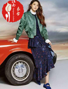 2016年秋季新款MindBridge商场同款女韩版短夹克MQJP720A