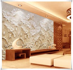 大型无缝壁画客厅卧室电视背景墙壁纸墙纸中式壁画中国风 砂岩4